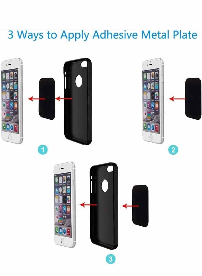 مجموعة من 16 قطعة من أفضل اللوحات المعدنية، ملصقات مغناطيسية للهواتف، لوحات معدنية للتثبيت المغناطيسي - Image 2